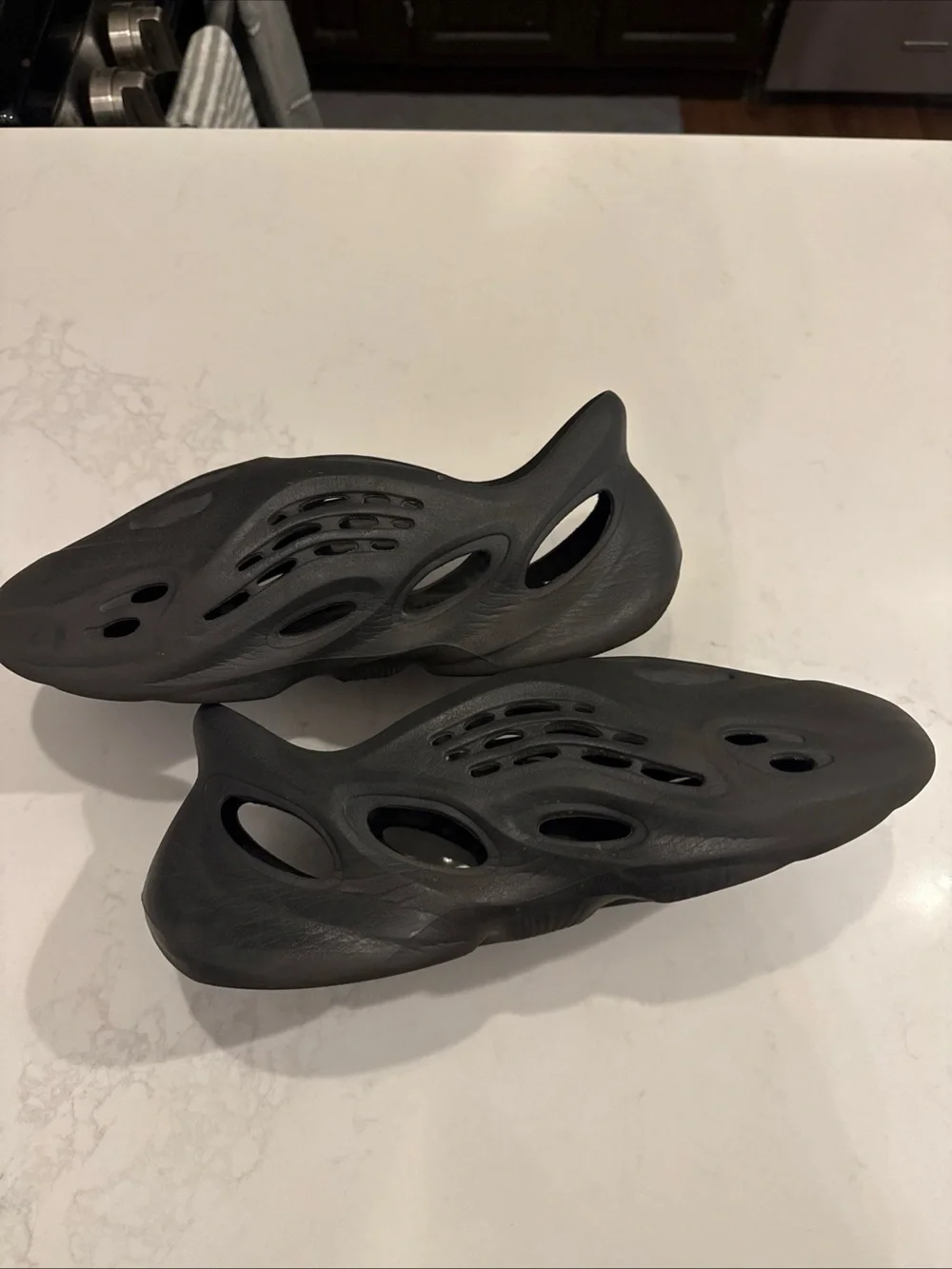 Men’s adidas Yeezy Foam RNNR Onyx Black Foam Vent Slip-On Shoes - w/original box